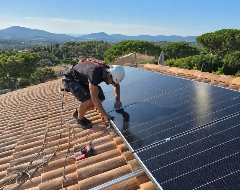 Installateur panneaux solaires Billiat — pose photovoltaïque sur toiture